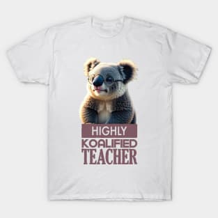 Just a Highly Koalified Teacher Koala 4 T-Shirt